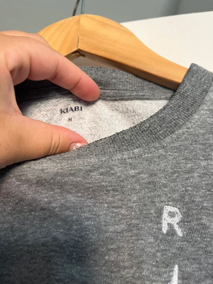 Pull pommeau de vitesse gris taille M - photo numéro 2