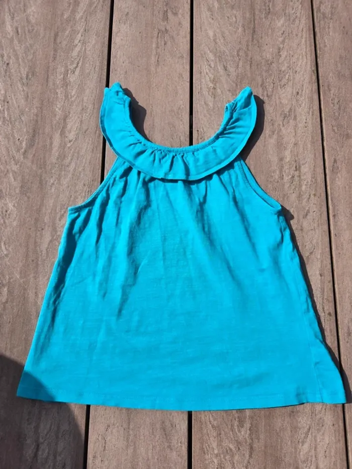 Débardeur turquoise Du Pareil au Même 8 ans - photo numéro 3