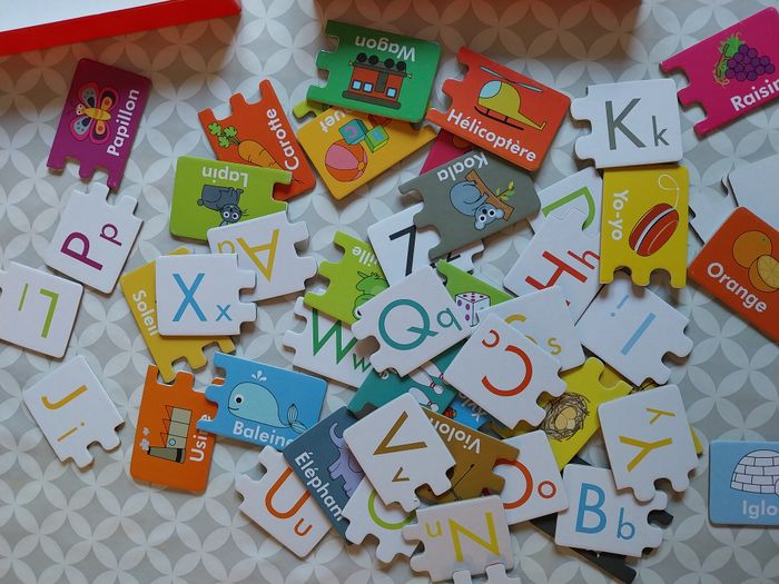 Les paires l'alphabet en 26 puzzles