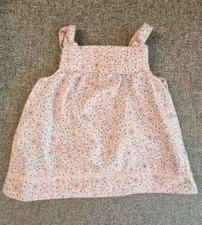 Blouse A l'heure Anglaise, taille 6 mois