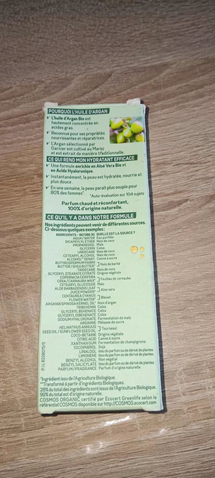 Soin Nourrissant Argan Riche - Garnier BIO - photo numéro 2