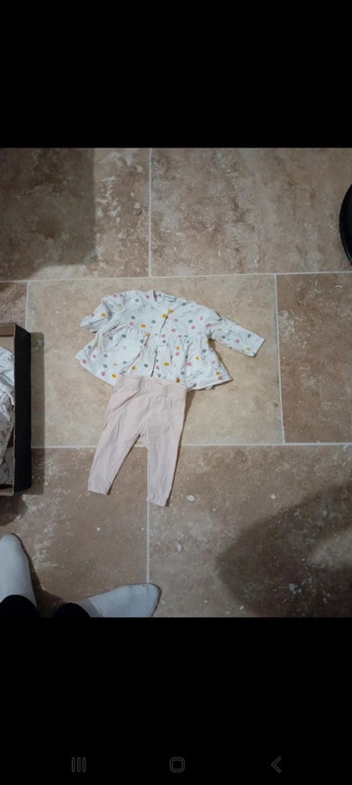 Blouse et legging 3 mois vertbaudet