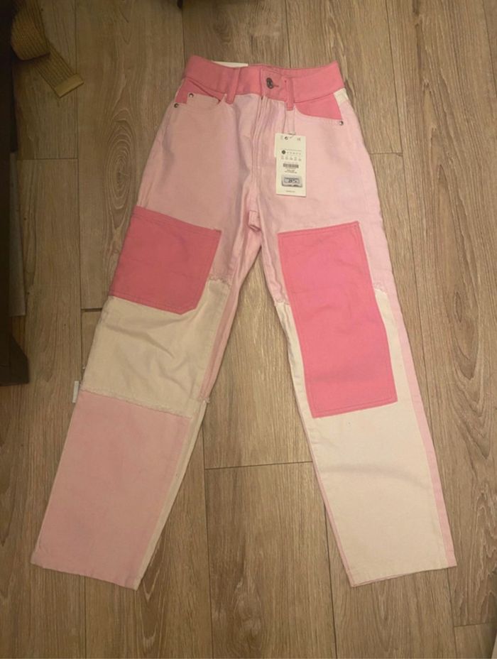 Jeans rose Bershka - photo numéro 2