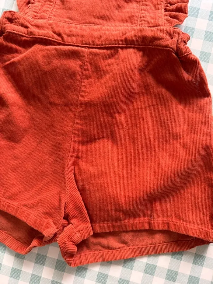 Salopette / combishort enfants velours Lililotte taille 4 ans - photo numéro 3