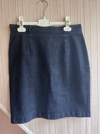 Jupe noire effet jean taille 36/38