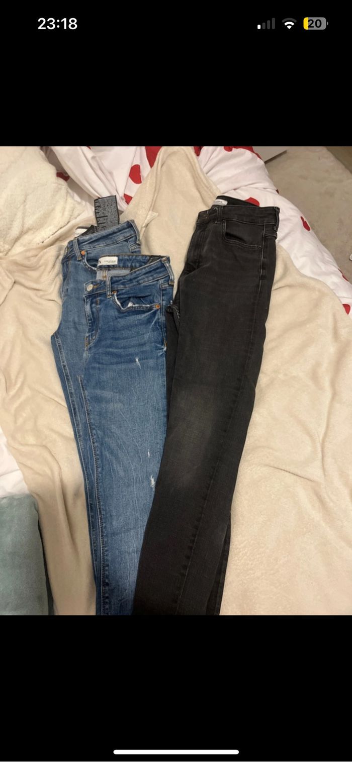 Lot 3 jeans Zara - photo numéro 4