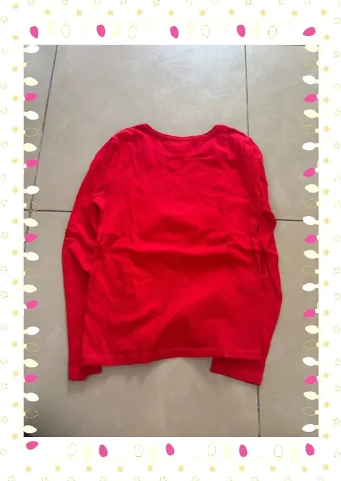 T-shirt rouge enfant fille  taille 10 ans Mini mouse - photo numéro 5