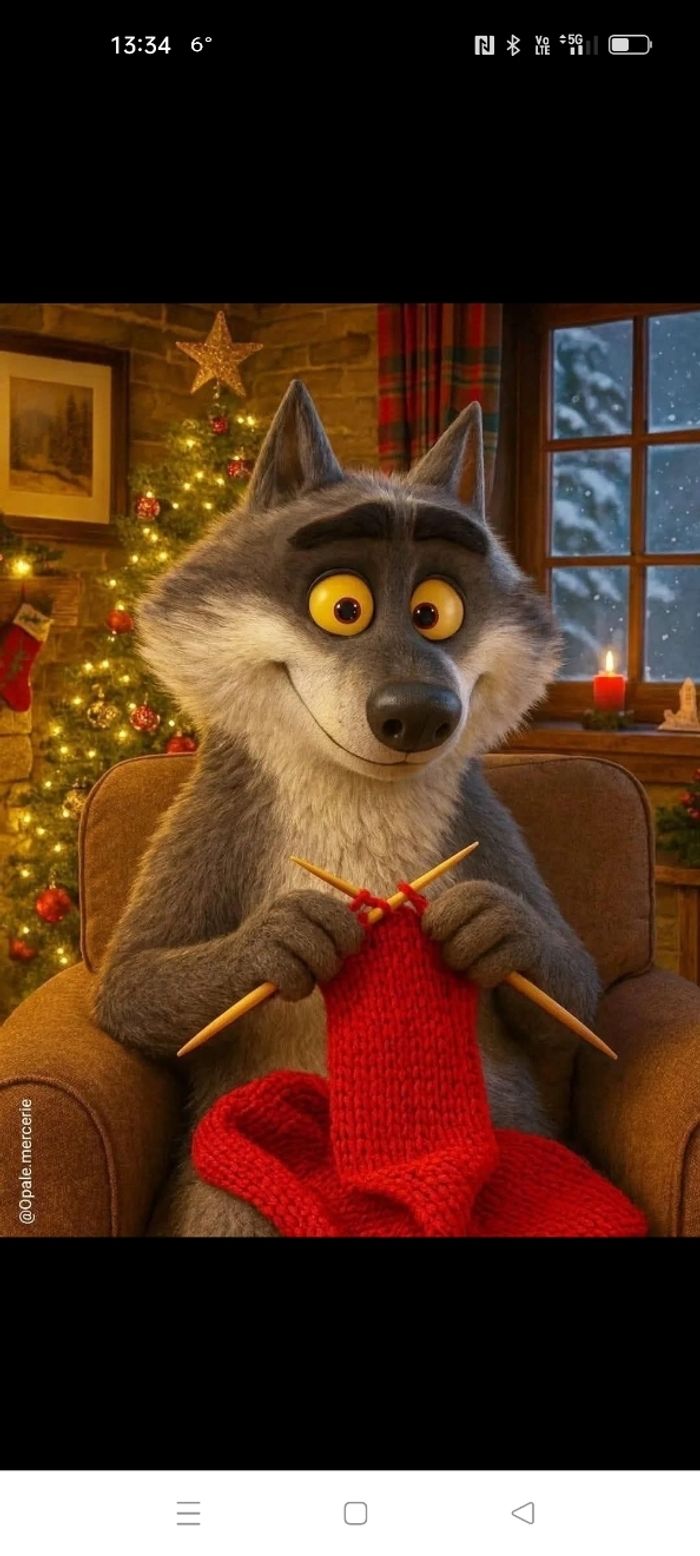 Cadre loup mal aimé