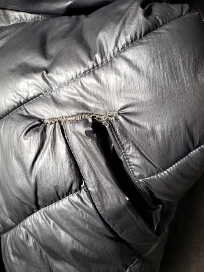 Doudoune grise taille 10 ans - photo numéro 4