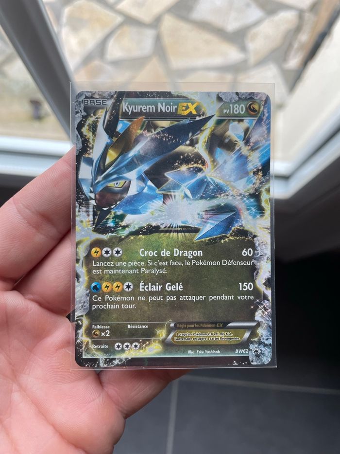 Pokémon carte Promo Kyurem noir ex bw62