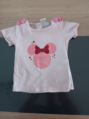 Tee shirt rose minnie