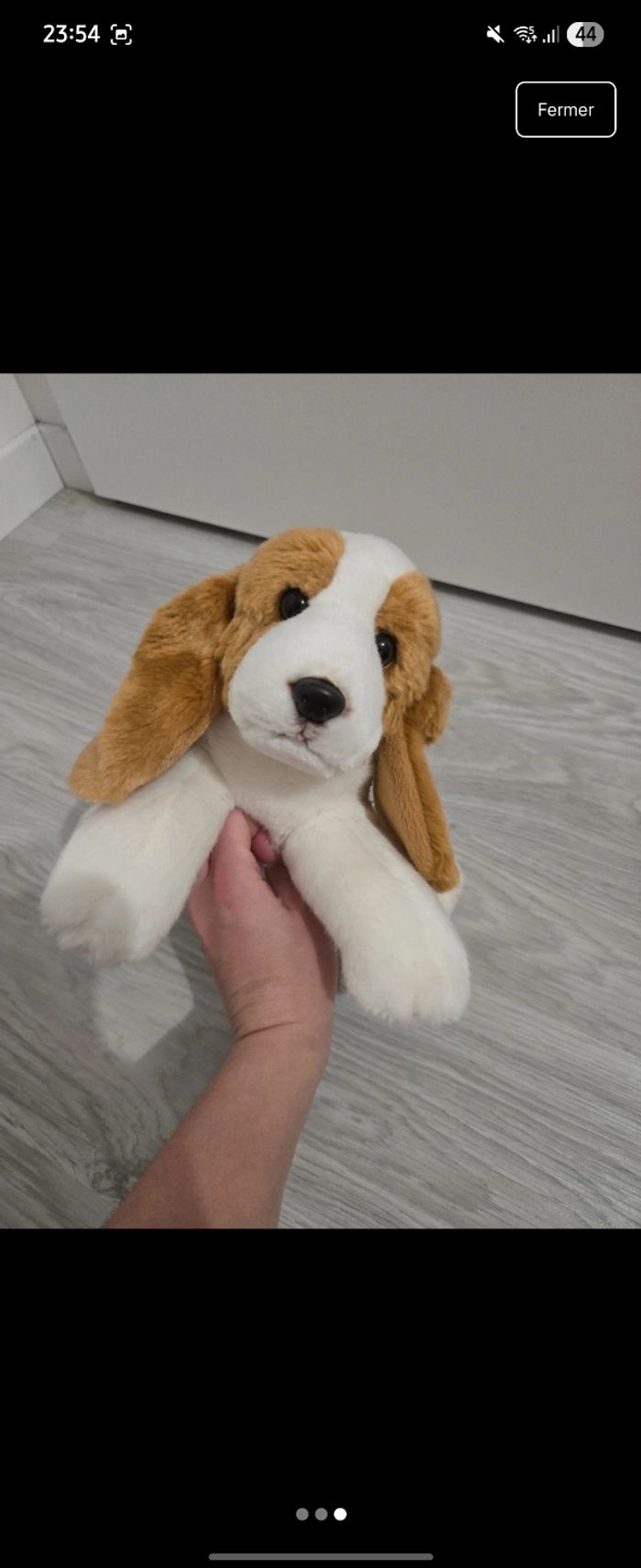 Peluche chien