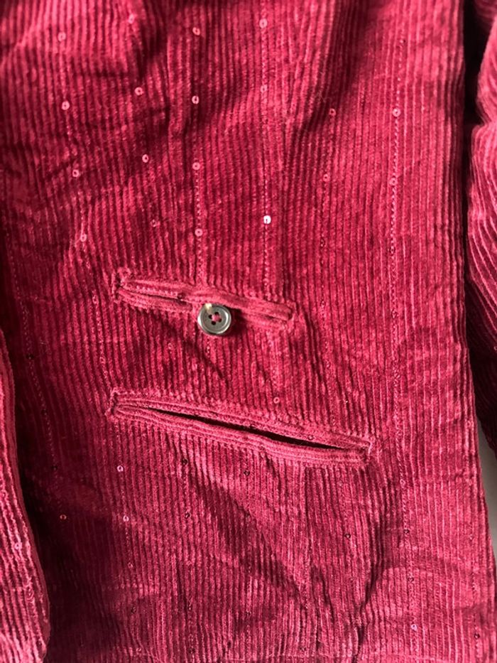 Veste en velours côtelé American Eagle bordeaux – Taille L – Très bon état - photo numéro 3