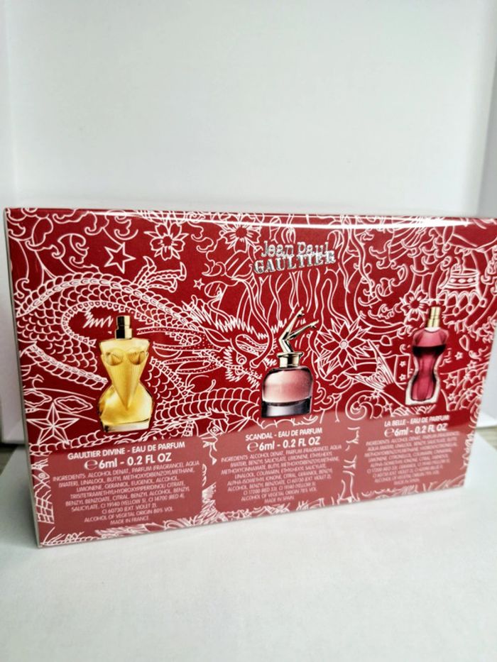 Coffret miniatures de parfum femme Jean Paul Gaultier