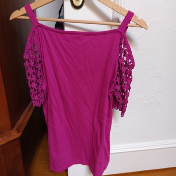 Tee-shirt fuchsia
