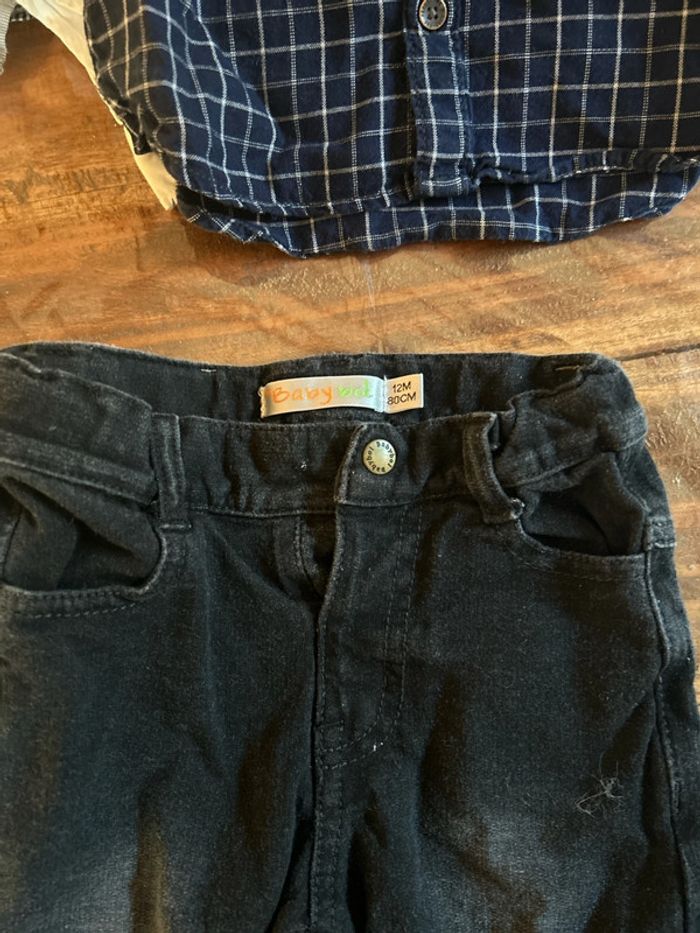 Lots de 3 jeans 12 mois - photo numéro 3