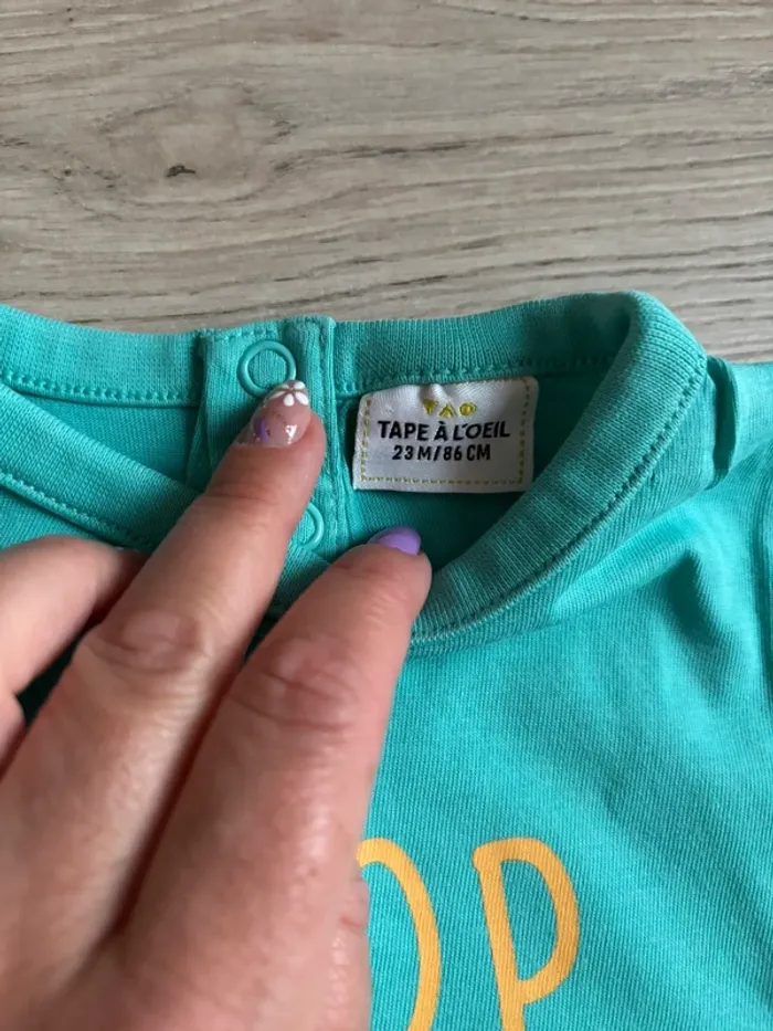 Tee shirt manches - photo numéro 2