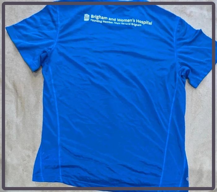 T-shirt Adidas Boston Athletic Association taille L bleu - photo numéro 2