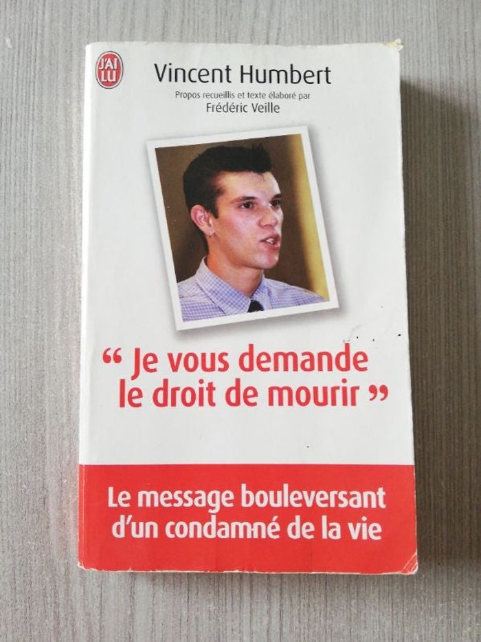 Livre Vincent Humbert