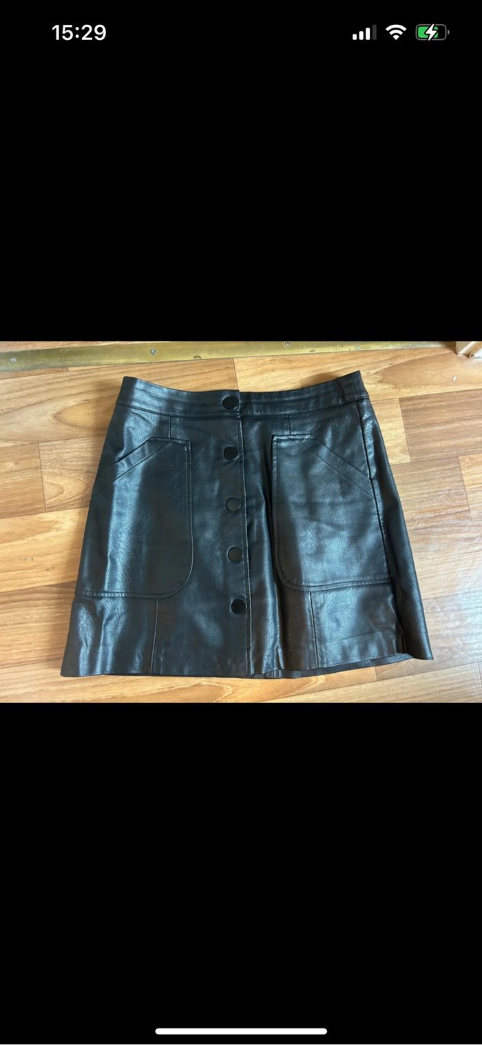 Jupe simili cuir