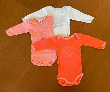 Lot de 3 bodies petit bateau