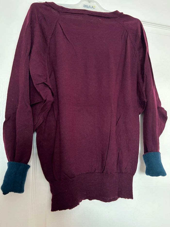 Pull Sessun Fortunato T. M prune - photo numéro 2
