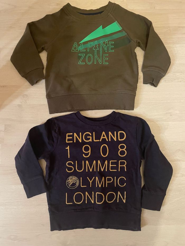 Lot de 2 sweats garçon Tex 3 ans