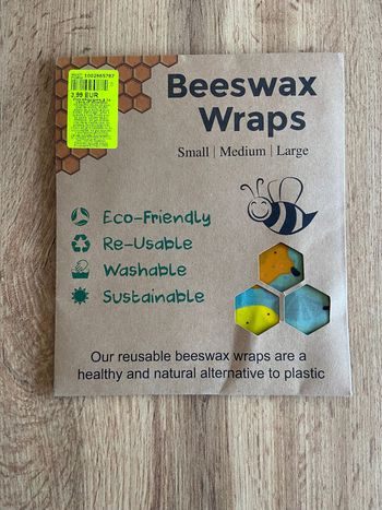Emballage à la cire d’abeille Beeswax wraps