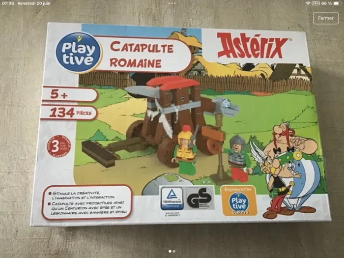 Neuf asterix catapulte romaine