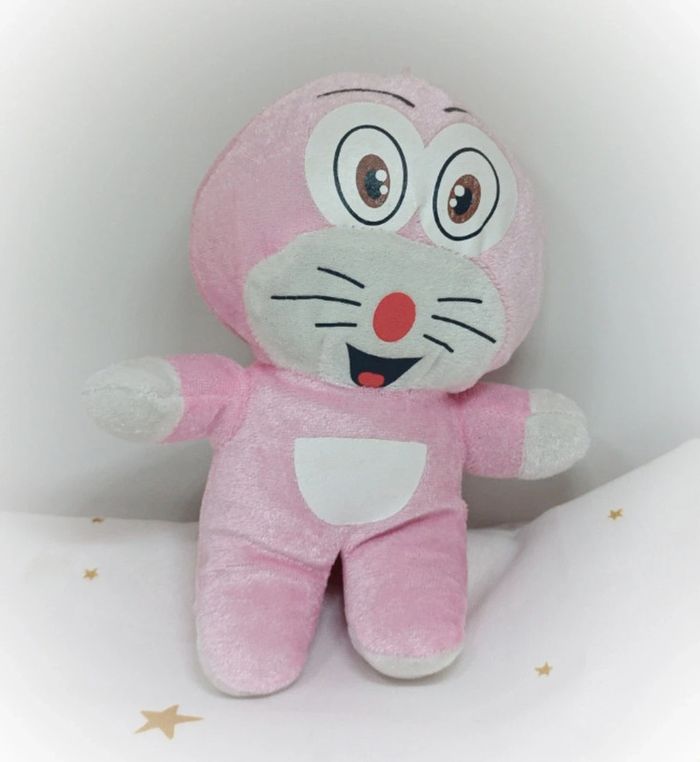 Rose pink peluche plush  doudou poupée nounours Teddy chat cat Doraemon kawaii Sakura animé japonais