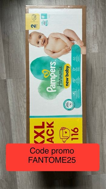 Pampers harmonie taille 2