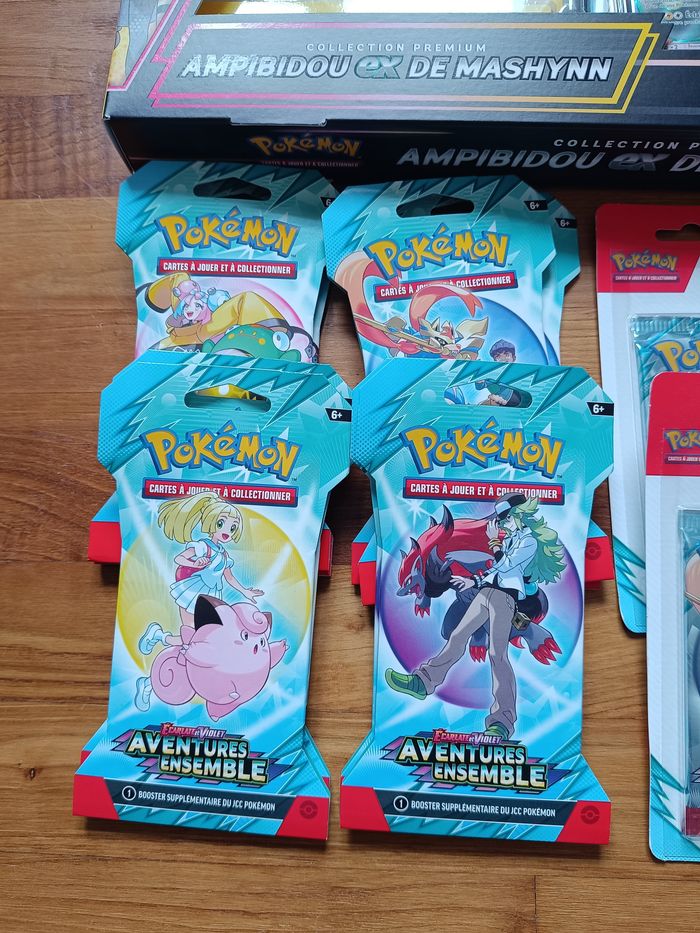 Lot EV09 - ETB + 2 Coffrets + 8 Boosters + 2 Tripack - photo numéro 3
