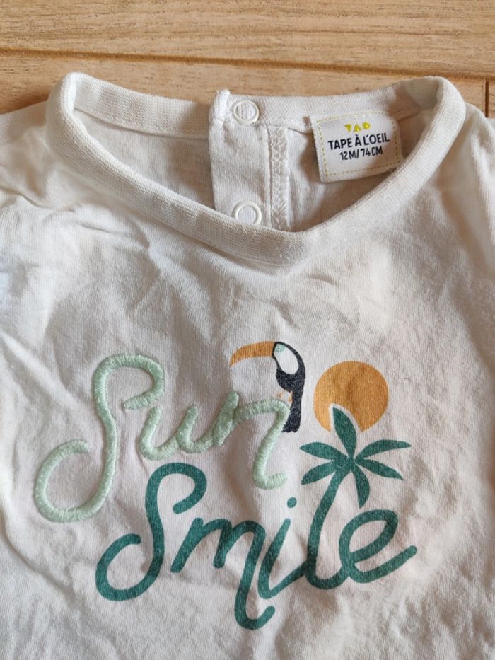 Lot t-shirt 12 mois - photo numéro 5