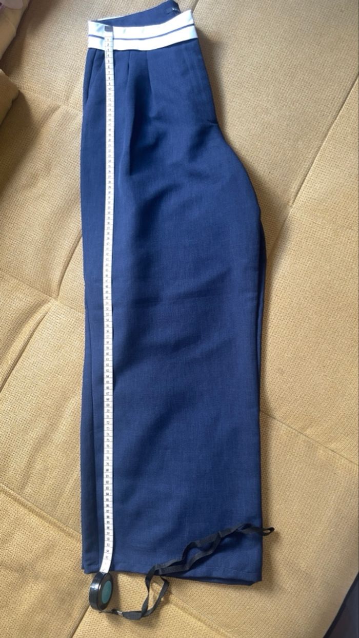 Pantalon large bleu - photo numéro 3