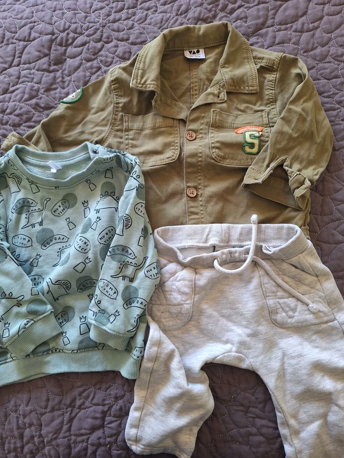 ensemble 3 pièces garçon 18 Mois ( pantalon, sweet, veste TAO)