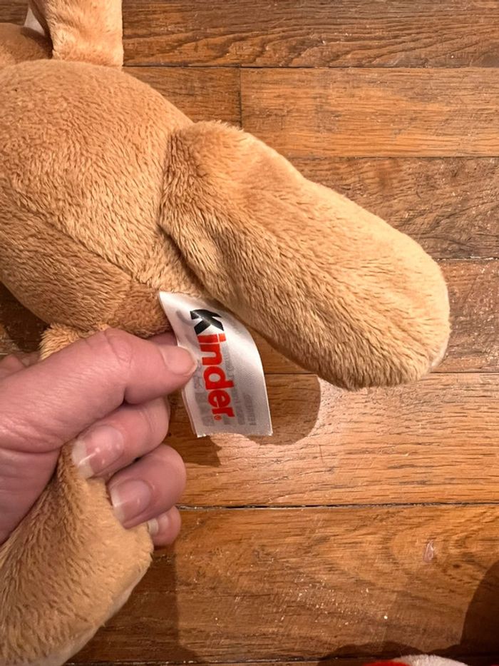 Peluche renne Noël kinder - photo numéro 3