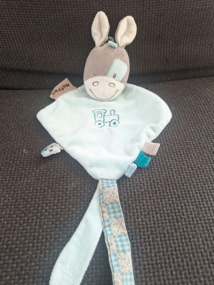 Doudou plat âne nattou