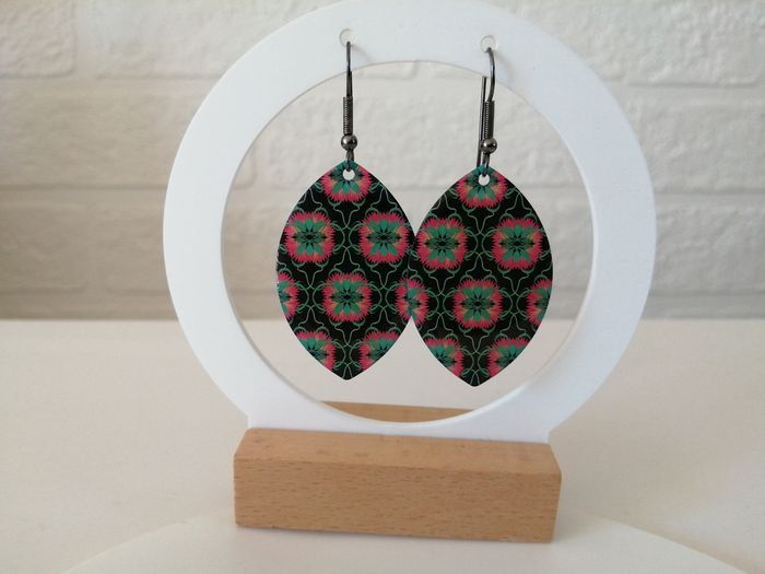 Boucles d'oreilles  " Texture Lovers "