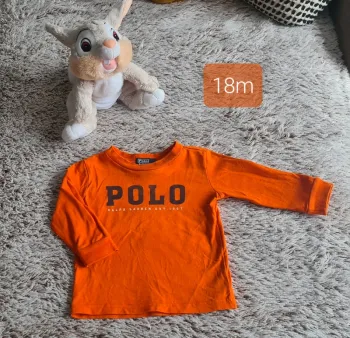 T-shirt orange RL 18m