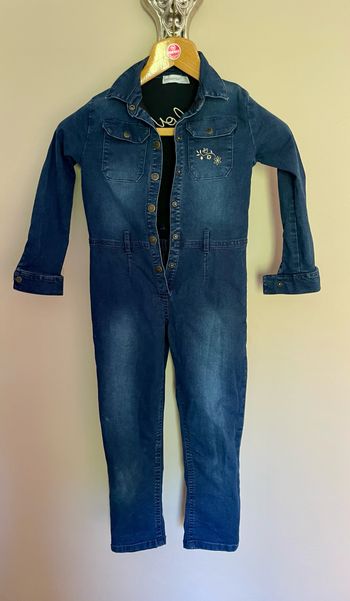 Combinaison fille en jean