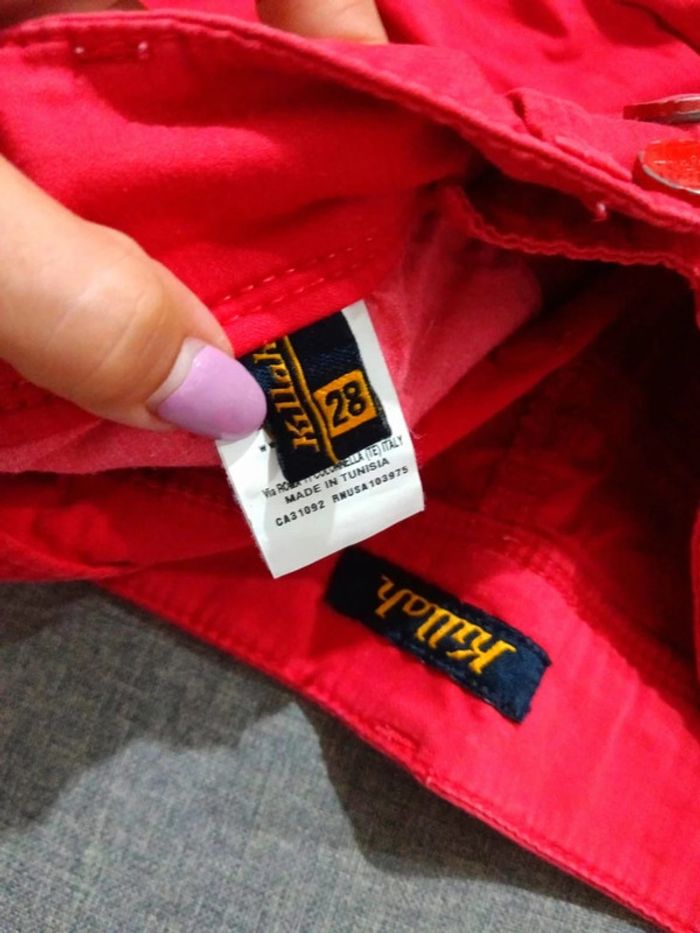 C47 short rouge Killah W28 - photo numéro 4