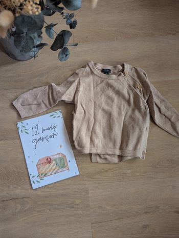 Pull, Brassière Kiabi 12 mois beige