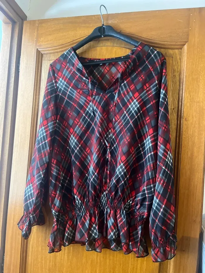 Blouse bleu bonheur, taille 40