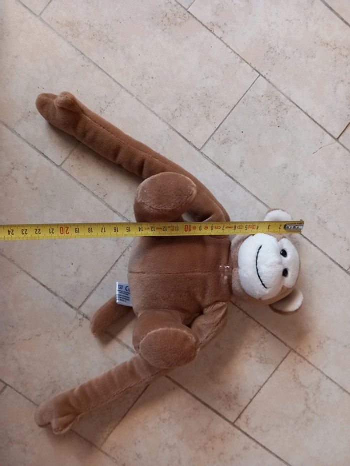 Peluche de singe avec grands bras - photo numéro 2