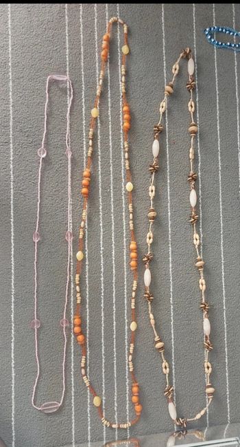 Lot de collier à perles vintage