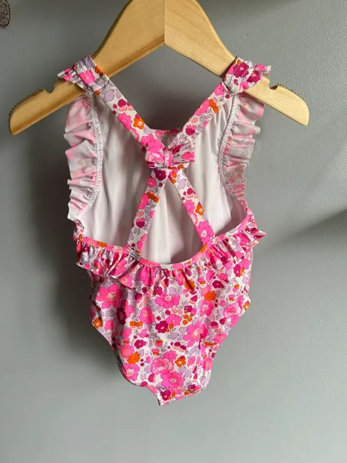 Maillot de bain liberty Jacadi fille 36 mois Tbe - photo numéro 2