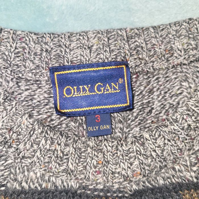 Pull en maille Vintage 🧥 Olly Gan - Taille 3 - photo numéro 2