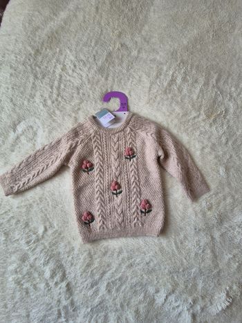 Pull beige 12/18 mois