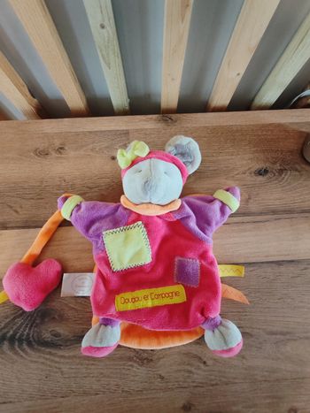 Marionette souris doudou et compagnie