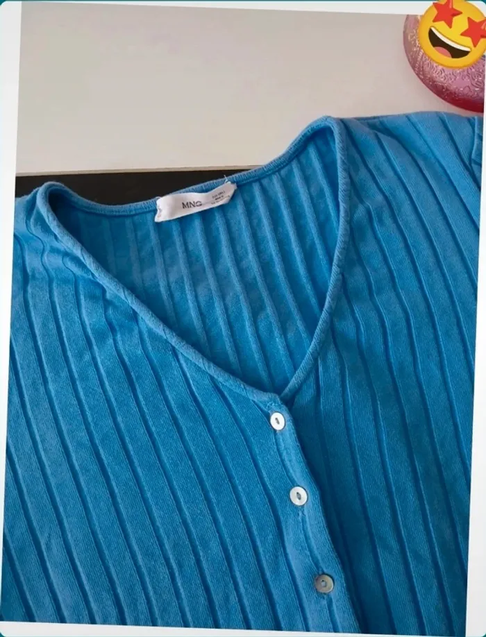 Joli haut Chemisier d'été Taille L🌿💝 - photo numéro 2